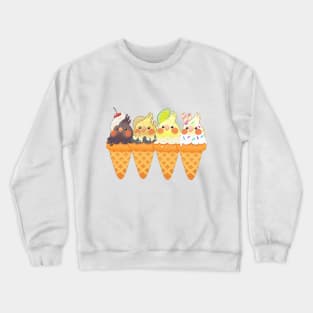 Bird Ice Cream Crewneck Sweatshirt